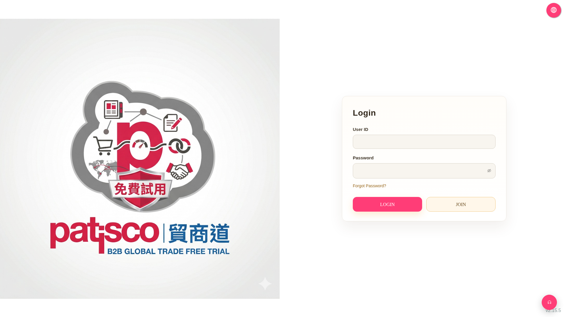 G4 桌面版｜登入頁面（Login）